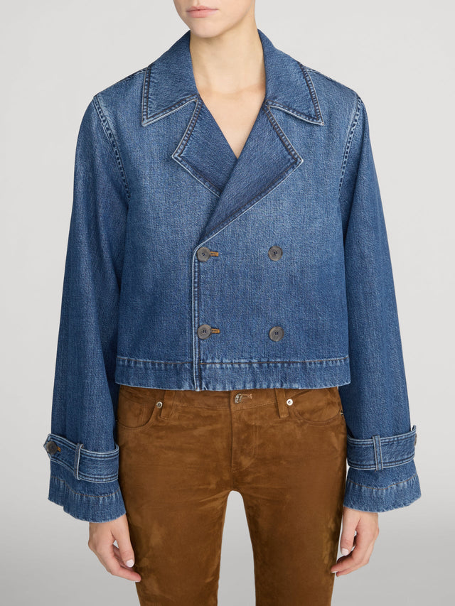 Frame - The Denim Uniform Trench - Girlfriend