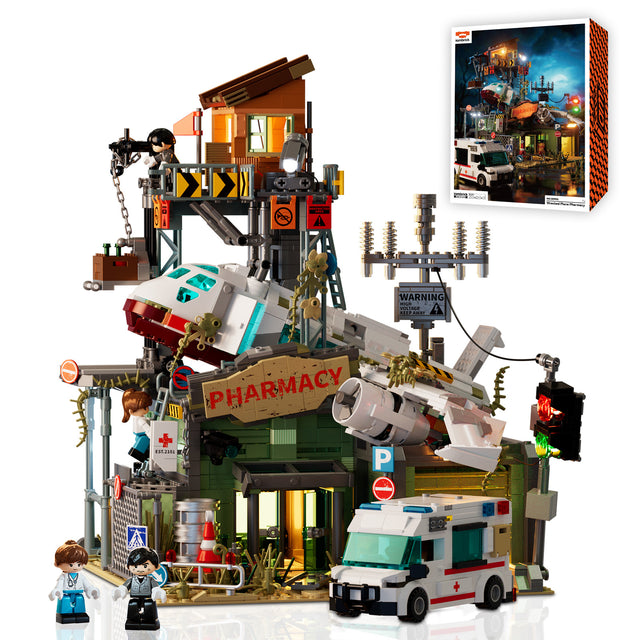 Wrecked Plane Pharmacy Building Set 30902 | 2076 PCS