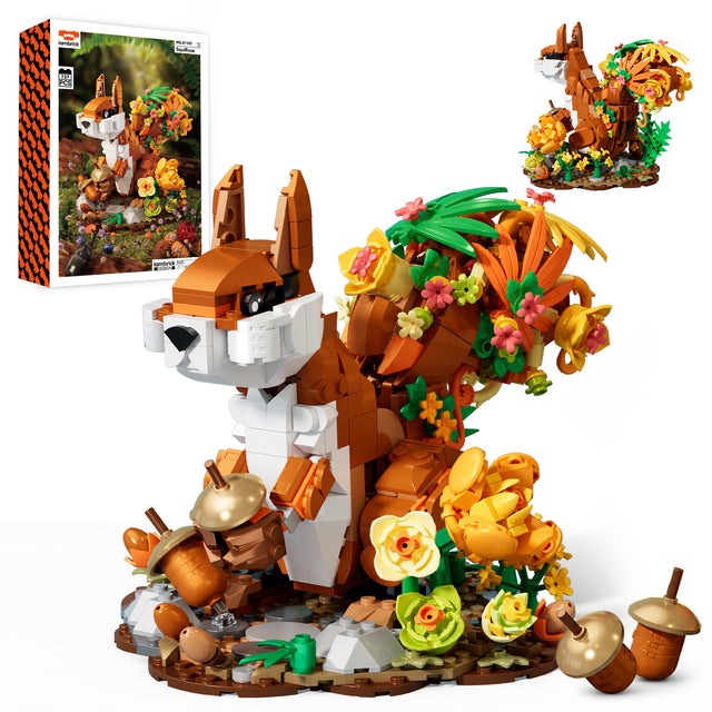 Squirrel Building Set with Flower 31107 | 737+ PCS