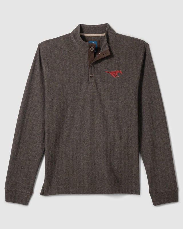 Southern Methodist University Cotton Blend Henley