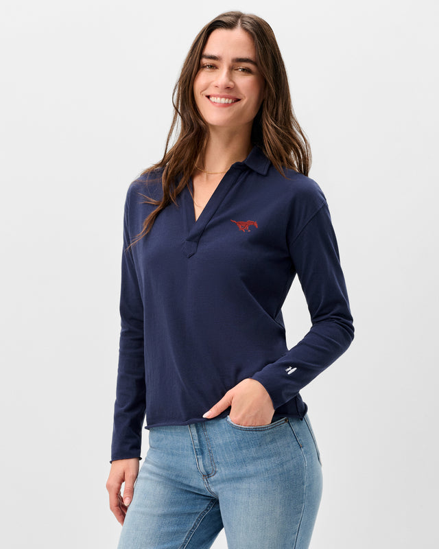 Women's Southern Methodist University Louise Long Sleeve Tee