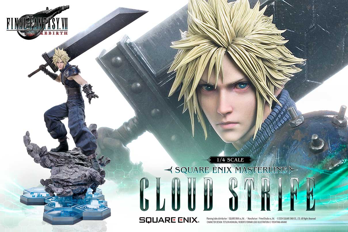 SQUARE ENIX MASTERLINE FINAL FANTASY VII REBIRTH 1/4 Scale - CLOUD STRIFE