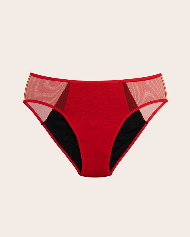 Period Panty – Hipster mit Mesh (Heavy Flow)