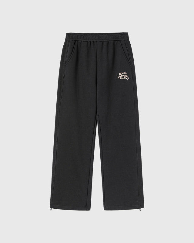 Side Paneled Relaxed Pants Black