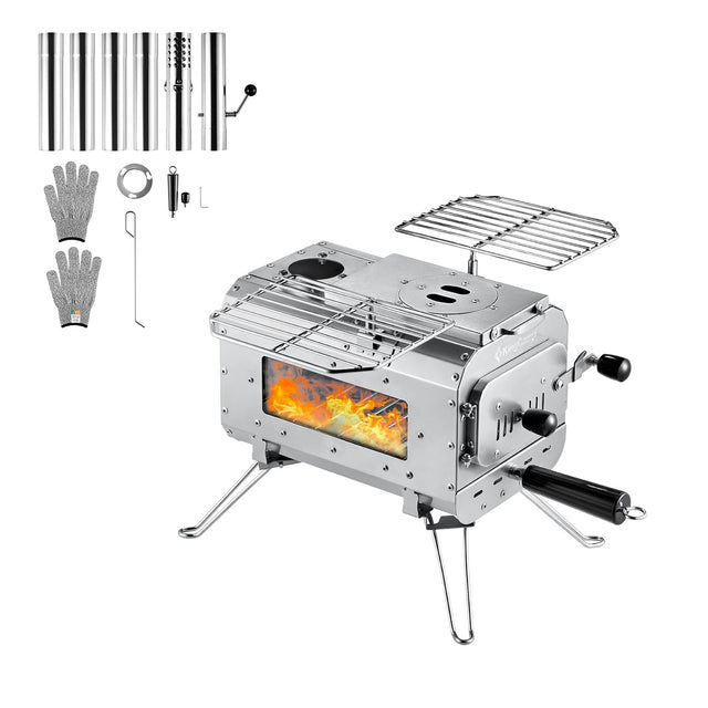 KingCamp Camping Wood Tent Stove (Size S)
