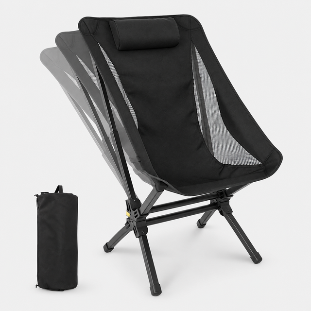 Lightweight High Back Camping Chair with Gentle Sway
