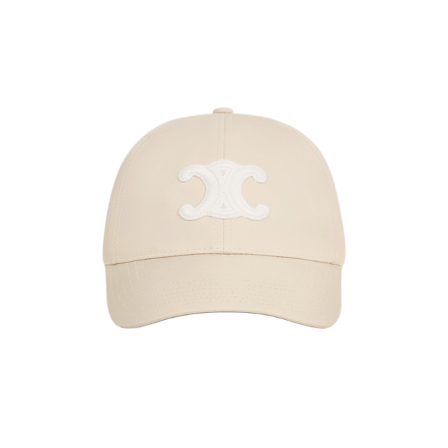 Celine Women's Triomphe Baseball Cap in Cotton (Triomphe Patch)