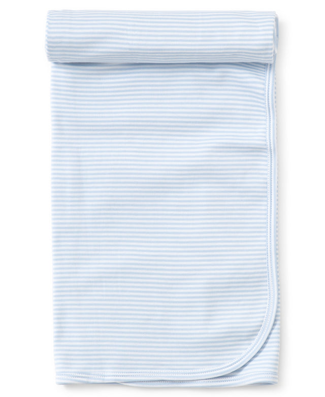 Simple Stripes Blue Blanket