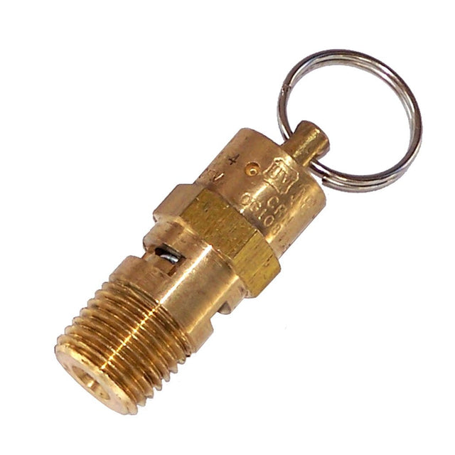 Model 52145: Mechanical Safety Relief Valve | 1/4" Male NPT | 145 PSI Pop-Off