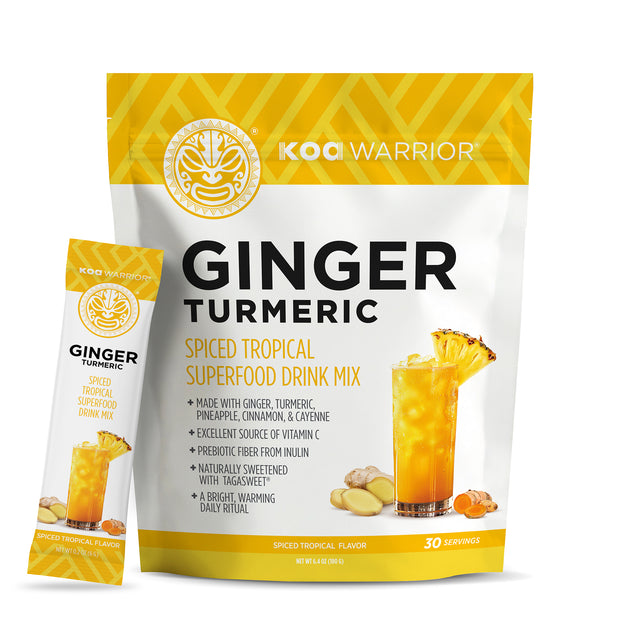 KOA WARRIOR® GINGER TURMERIC - SPICED TROPICAL SUPERFOOD