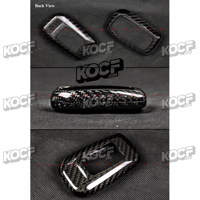 Real Carbon Fiber Direct Snap On Fit Remote Key Fob Case Cover Compatible With 9th Gen 2025-Present Toyota Camry LE SE XSE XLE