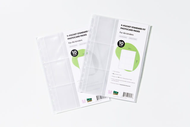 High Clarity A4 Binder Sleeves, Single Sided