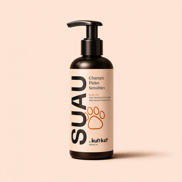 SUAU - Champú Antibugskun Repelente Parásitos para perros y gatos
