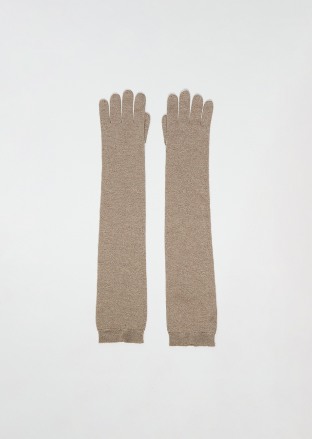 Alta Cashmere Gloves — Sahara Mélange