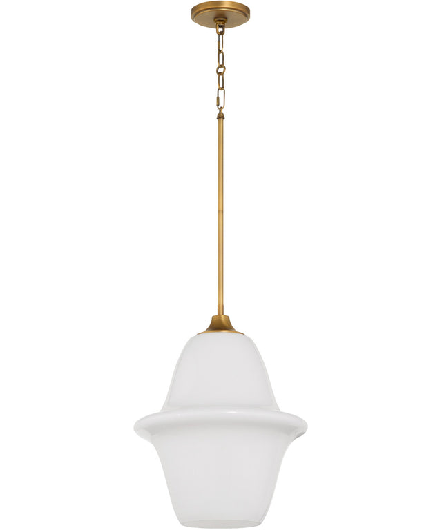 Stewart Pendant Brushed Brass