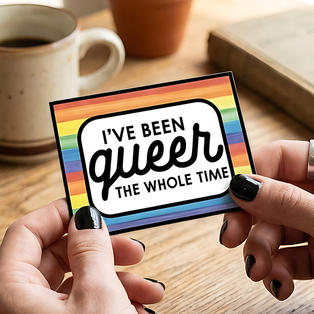 Queer Pride Stickers Waterproof Rainbow Vinyl