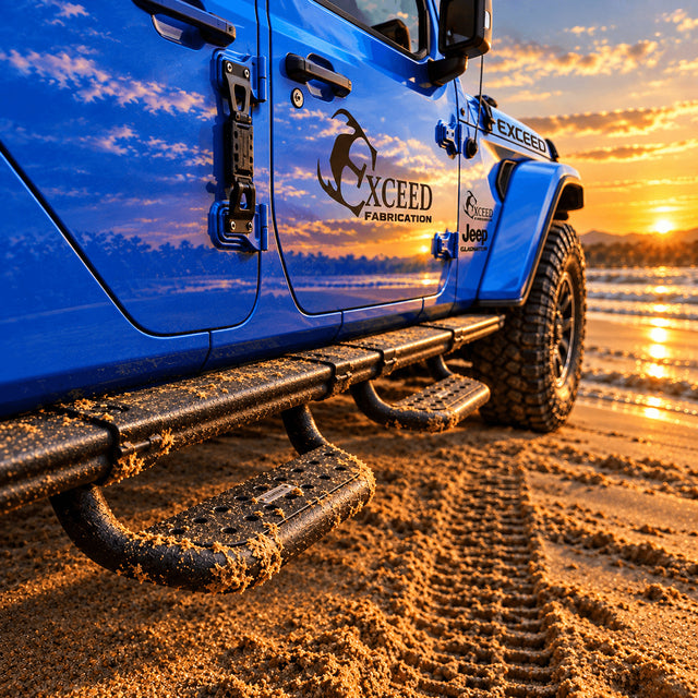 Removable Side Steps for Jeep Gladiator JT with Mopar Performance Rails
