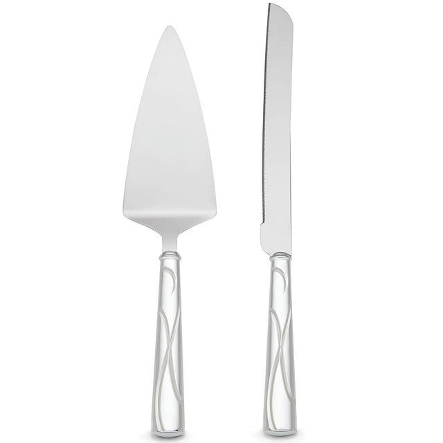 Adorn 2-Piece Cake Knife & Server Dessert Set
