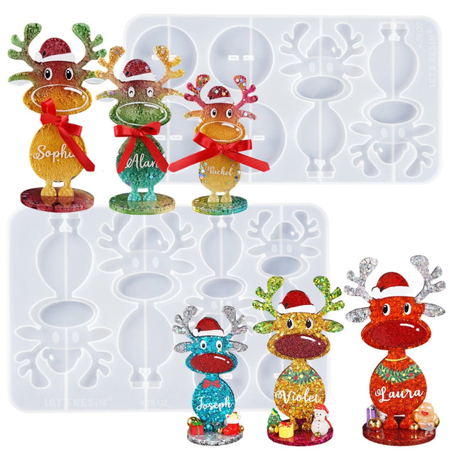 Christmas Reindeer Resin Molds