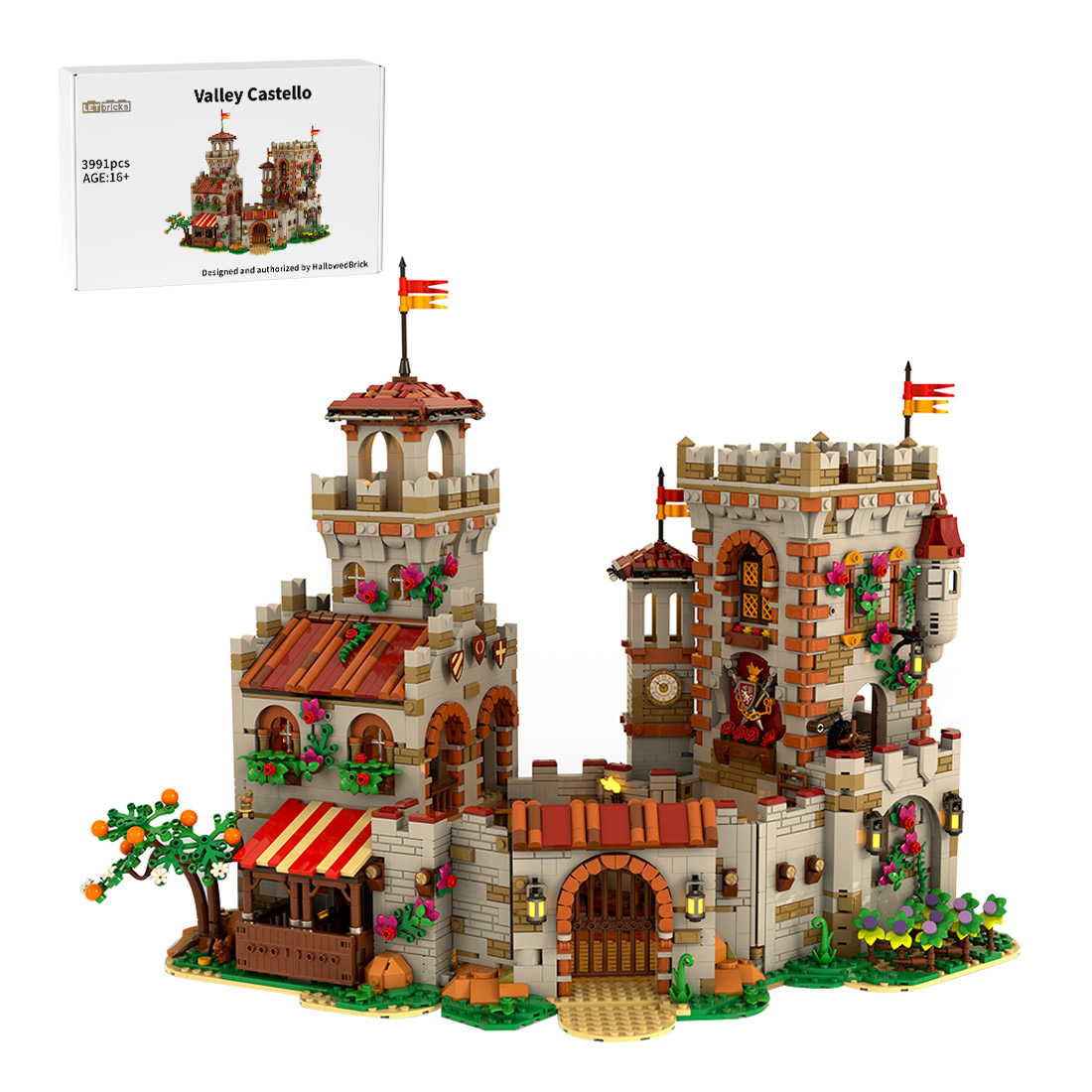Medieval Valley Castelloe Building Blocks Set (3991PCS) by HallowedBrick