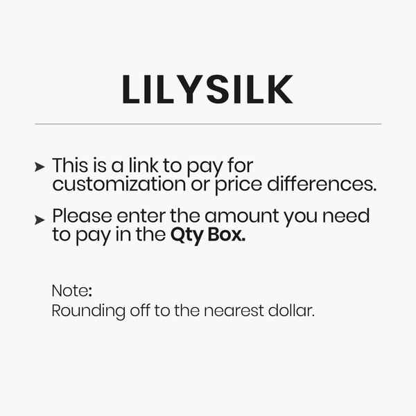 Price Difference And Customization Fee Link