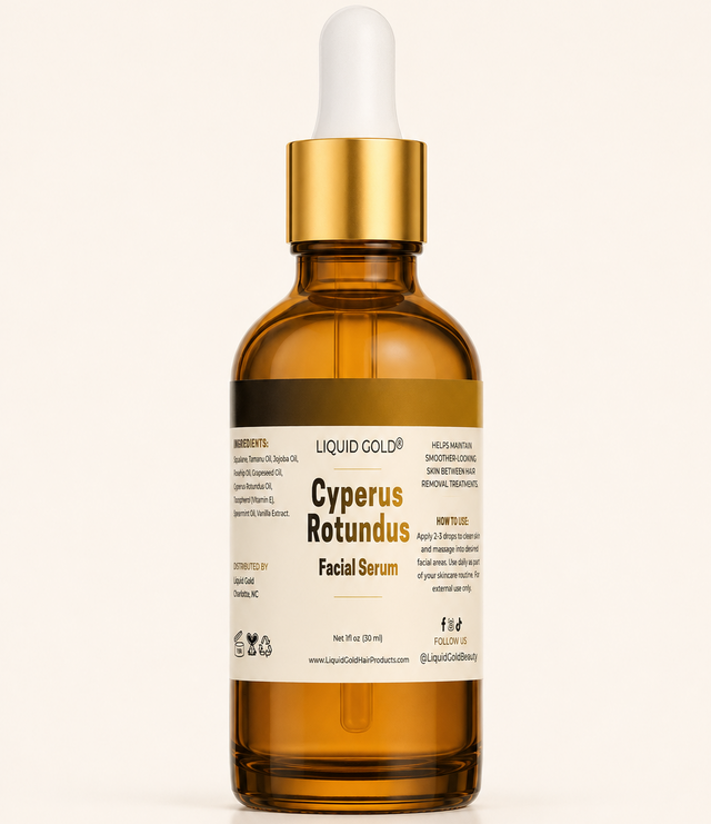Cyperus Rotundus Facial Serum for Unwanted Hair