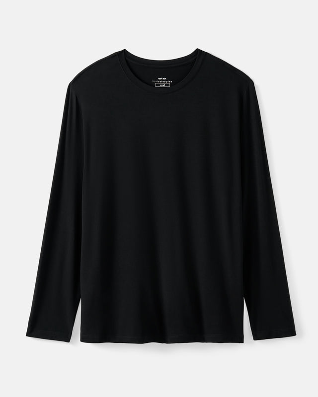 Black Men's Pajama Top