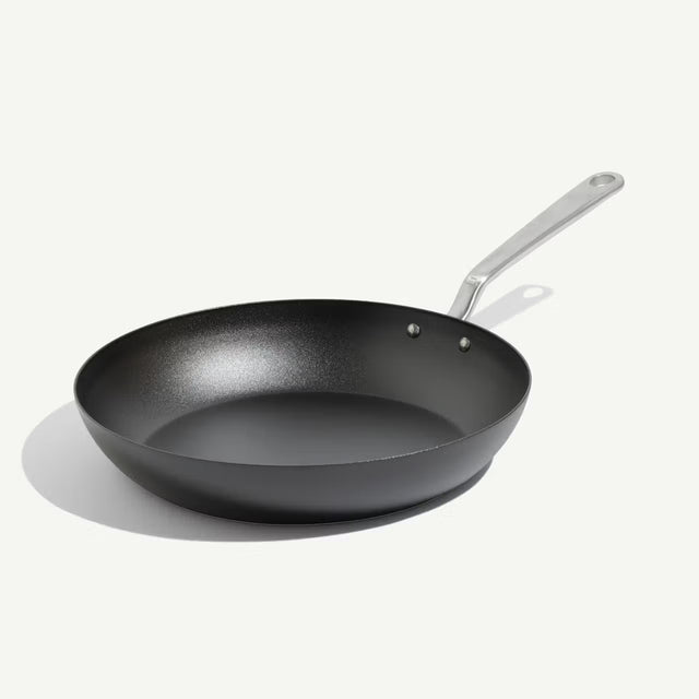 MADE IN Seasoned Carbon Steel Frying Pan 12"