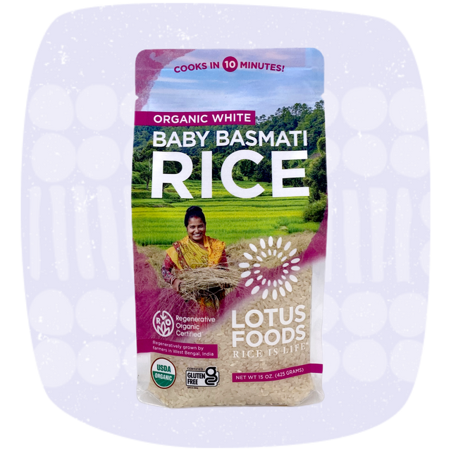 Regenerative Organic White Baby Basmati Rice