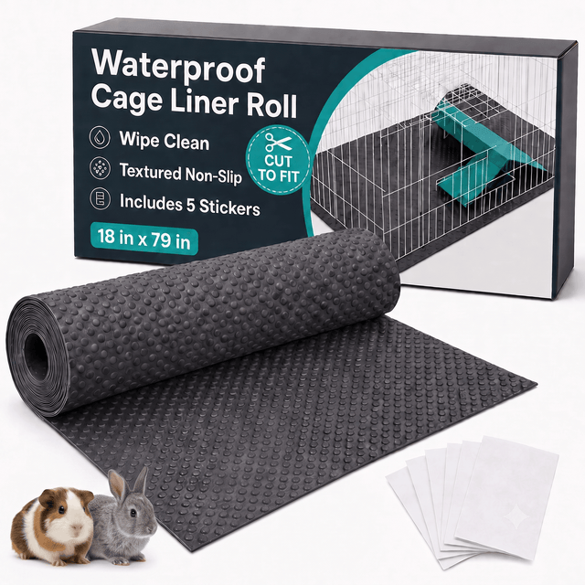 Cut-to-Fit Waterproof Guinea Pig Cage Liner & Rabbit Base- 18"x 79"