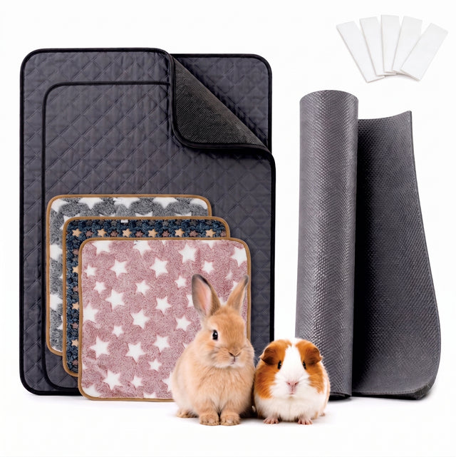 Liner for Guinea Pig Cage Bundle – Waterproof 3-Layer Midwest Set