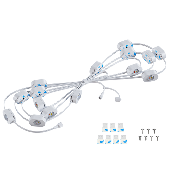 Lumary Permanent Outdoor Lights 3 Extension String of Lights 24.6ft