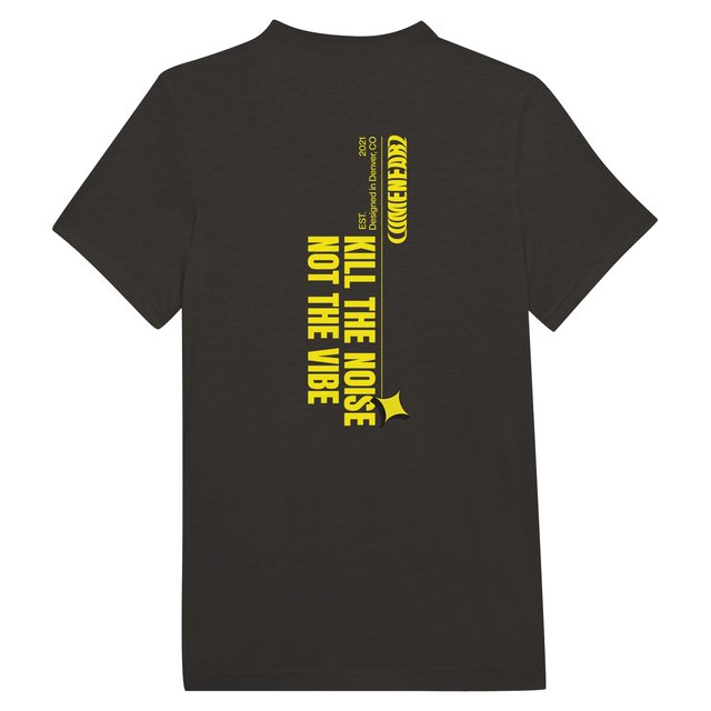 Kill The Noise Not The Vibe Triblend Tee | Black