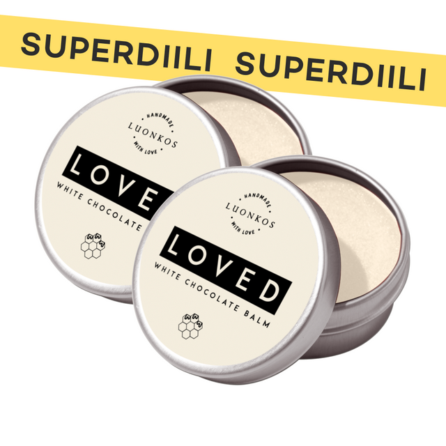 SUPERDIILI Loved valkosuklaabalsami 2pack