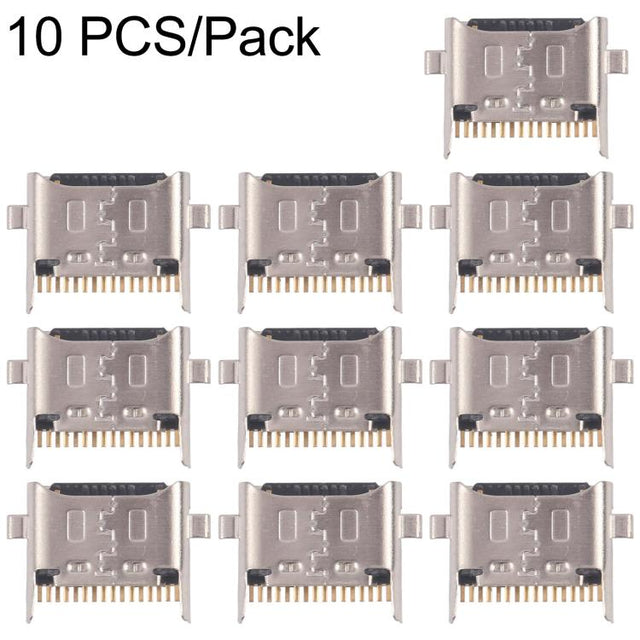 10pcs Original Charging Port Connector, For Galaxy A06 SM-A065F, For Galaxy S24 FE SM-S721B, For Galaxy Z Flip6 SM-F741B, For Galaxy Z Fold6 SM-F956B, For Galax