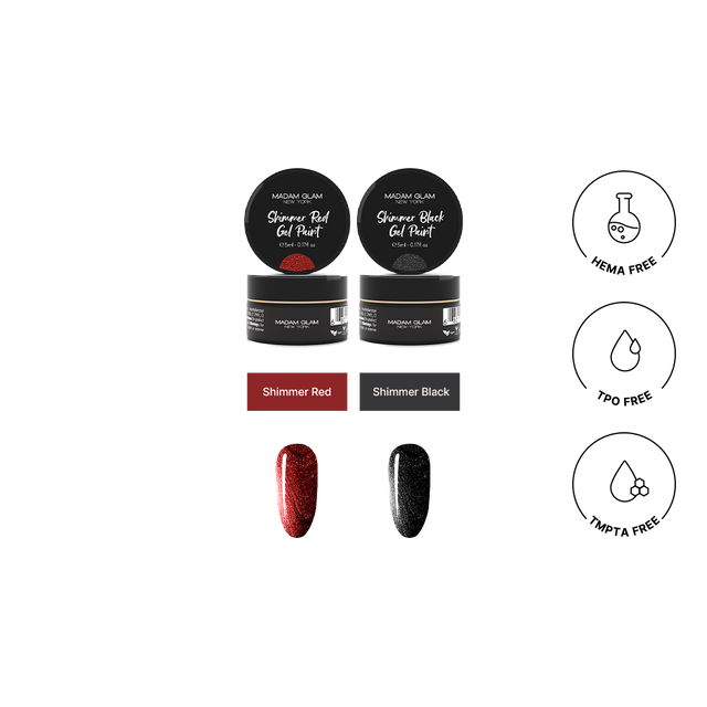 Shimmer Art Gel Paints