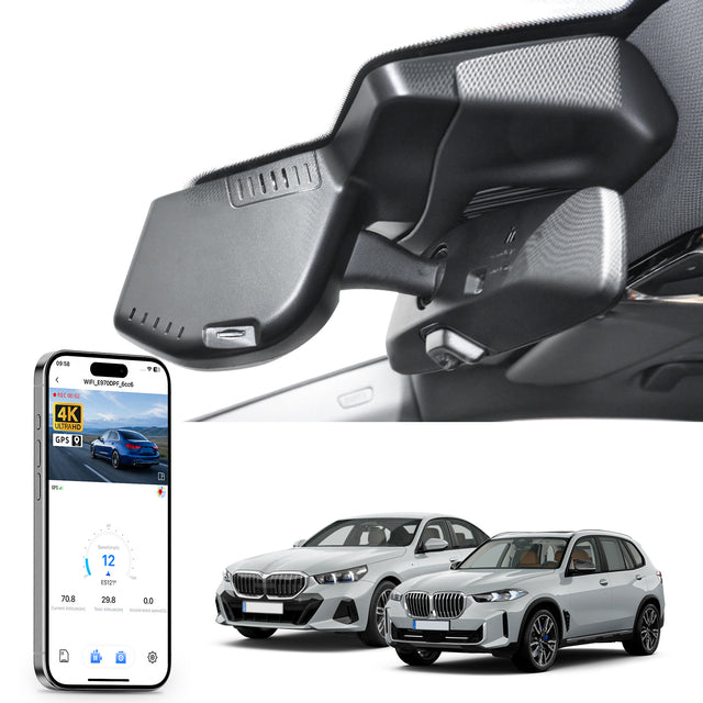 Mangoal Front 4K HDR Dash Cam STARVIS 2 for BMW 5 Series Gen8 G60 G61 G68 2024+M5 G90 G99