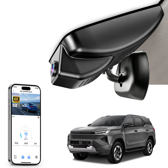 Mangoal Front 4K HDR Dash Cam STARVIS 2 for Toyota Hilux(pickup) & Fortuner(SUV) 2020-2026