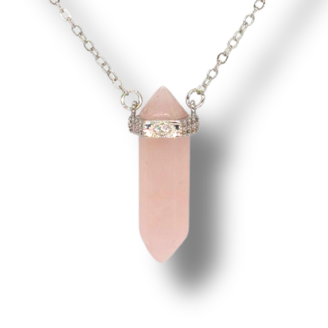 ❤️ The Soulmate Attractor Crystal Necklace - silver