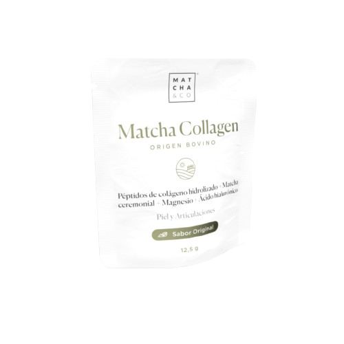 Muestra de Matcha Colágeno Vainilla 