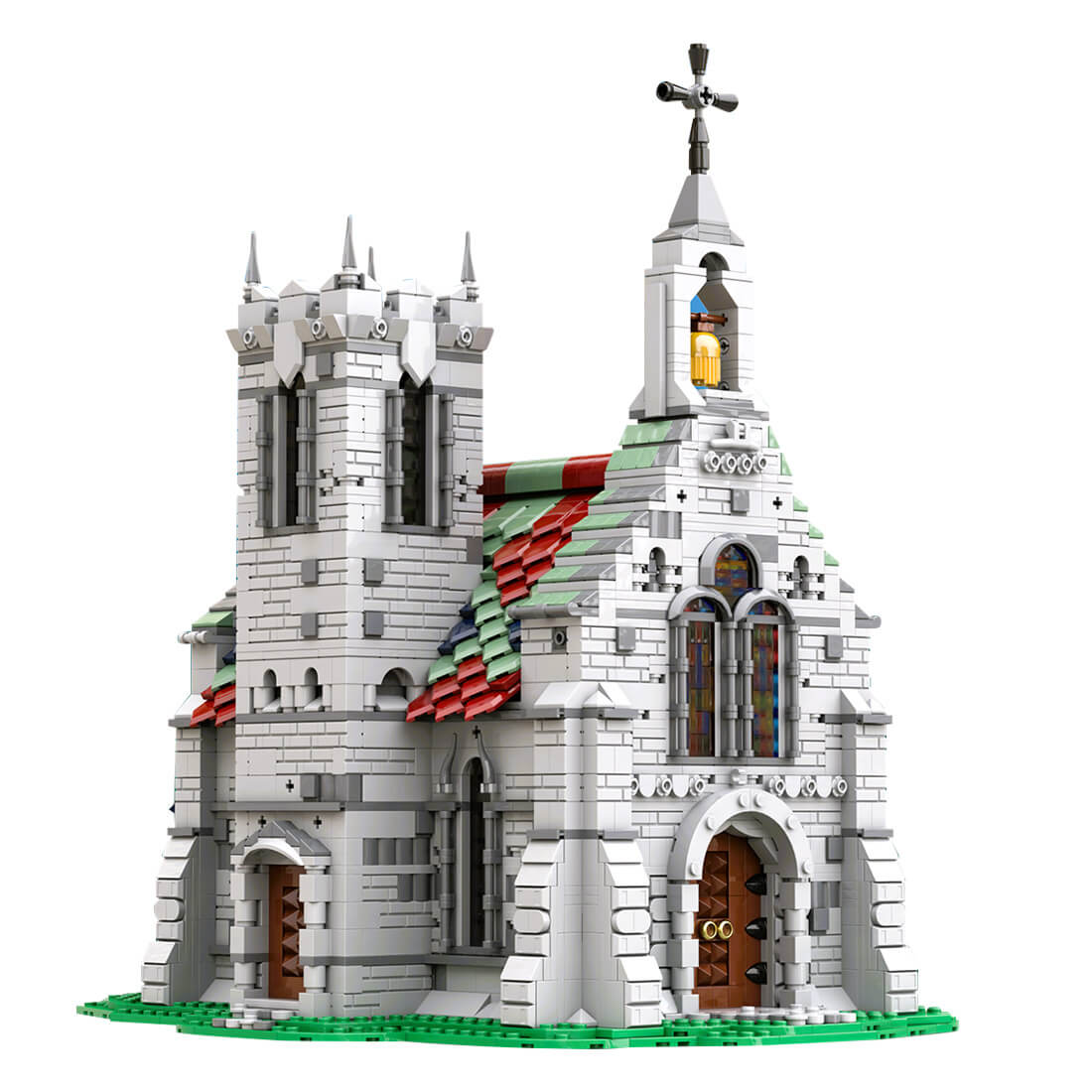 MOC-198172 Old Church Building Blocks Set (2496PCS)