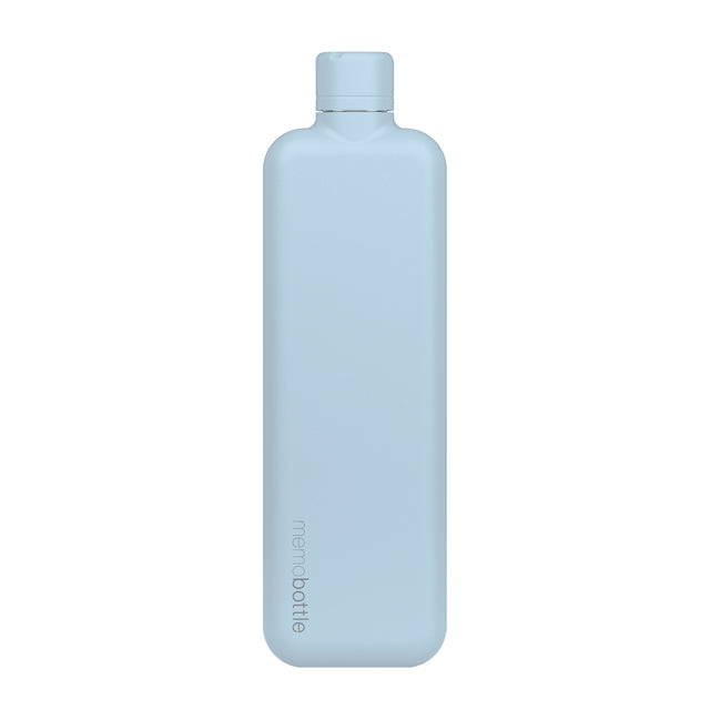 Slim memobottle (Stainless Steel) - Powder Blue
