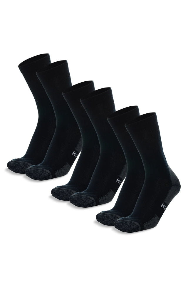 🎁 Merino Wool Hiking Socks - (Pack of 3) Navy (100% off)