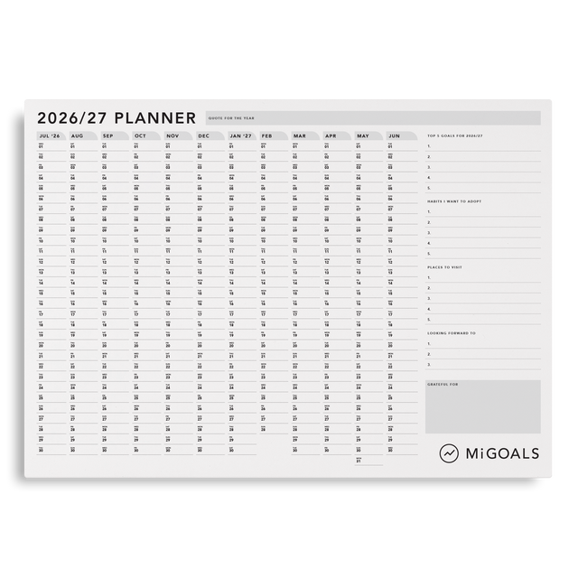 FY 26/27 Wall Planner