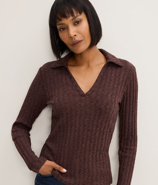 Liyah Collard Top