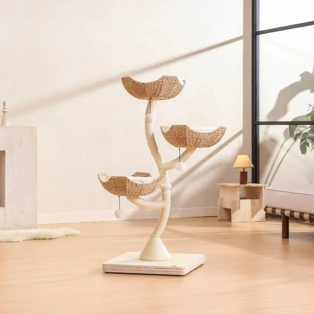 MICHU Real Wood Cat Tree Replacement Basket