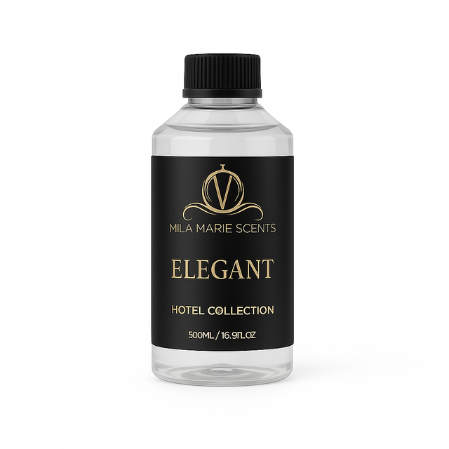 Elegant | Peach & Lemon · Rose & Black Tea · Musk & Sandalwood