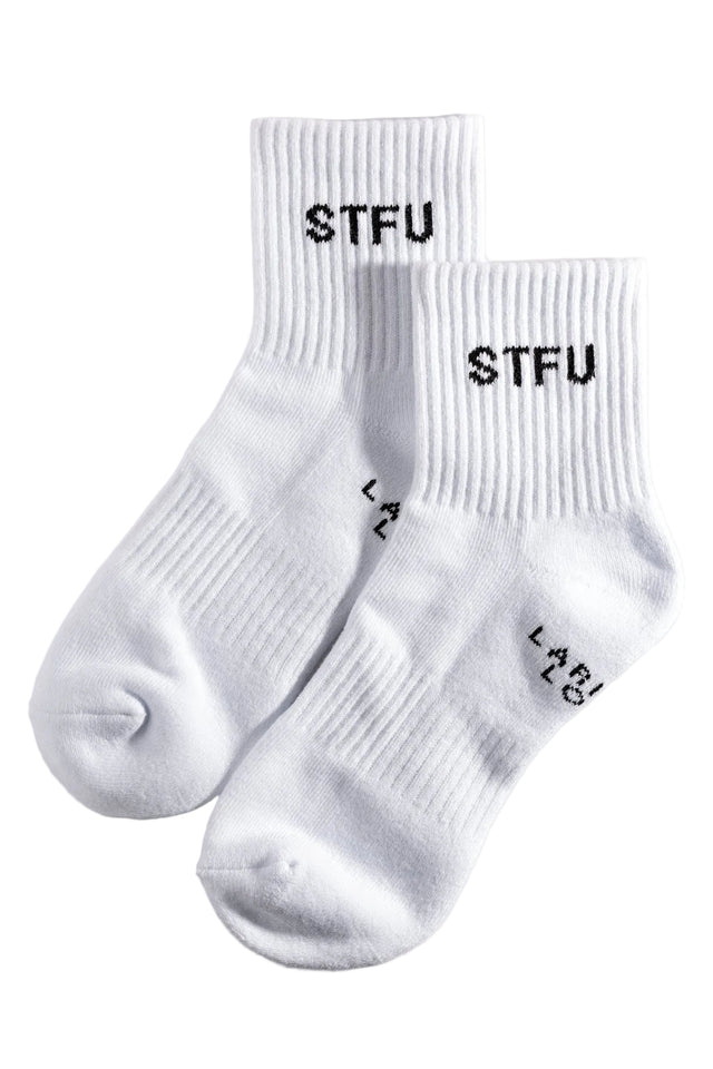 STFU Quarter Crew Socks