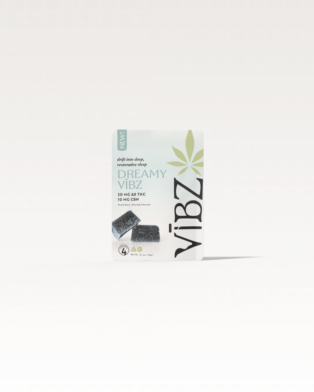 Dreamy VĪBZ Delta-8 + CBN Sleep Gummy Mini | 4 Count Bag
