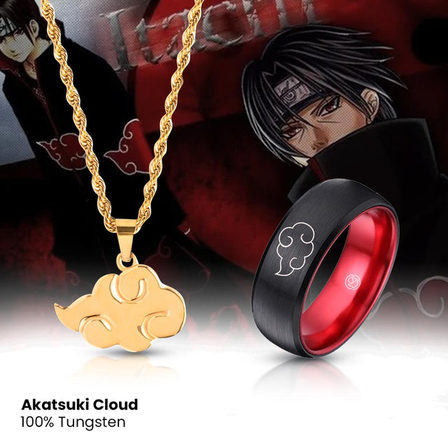 Akatsuki Cloud Pendant + Akatsuki Cloud Ring